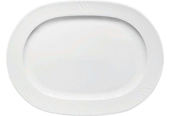 Carat, Platte oval mit Fahne 324 x 240 mm